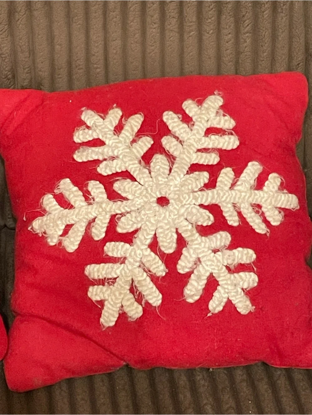 NOEL Navy and Red Holiday Decorative Pillow Set
